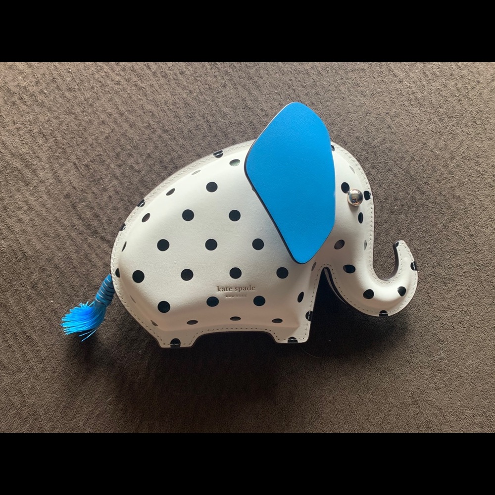 NWT Tiny Cabana Dot Elephant Crossbody